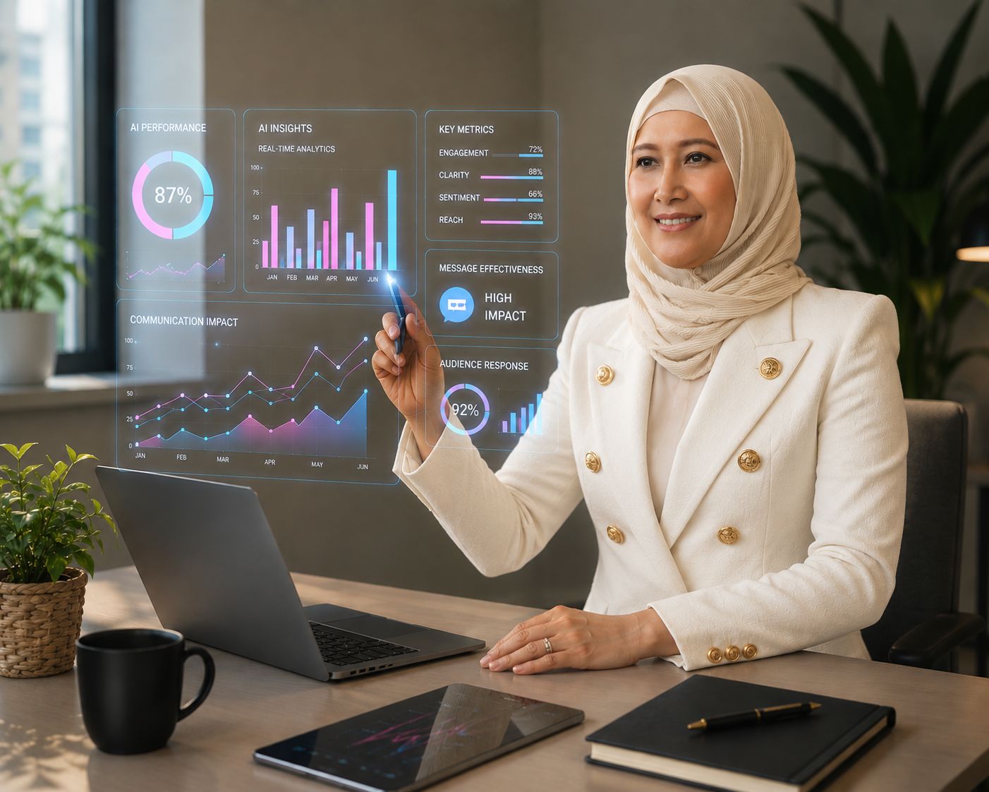 AI in business communication and leadership communication strategy article by FineTouch